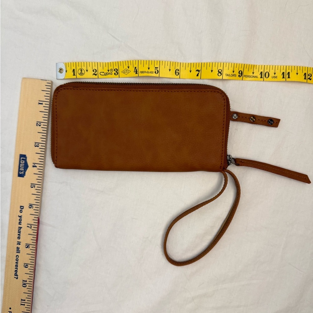 Free People Vegan Leather Zip Wristlet Wallet - Picture 8 of 8